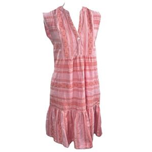 Anthropologie Uncle Frank Boho Midi Dress Cottagecore Western Embroider Cotton S